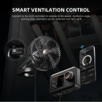 2025 New Version | Spider Farmer® 150mm Grow Tent Clip Fan EC Motor | 10 Speed Wind Control